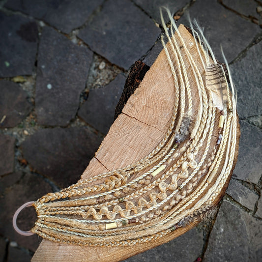 Braided dreadlock elastic band Echo