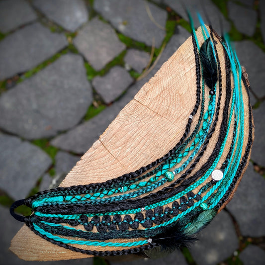 Braid dreadlock elastic band Azura