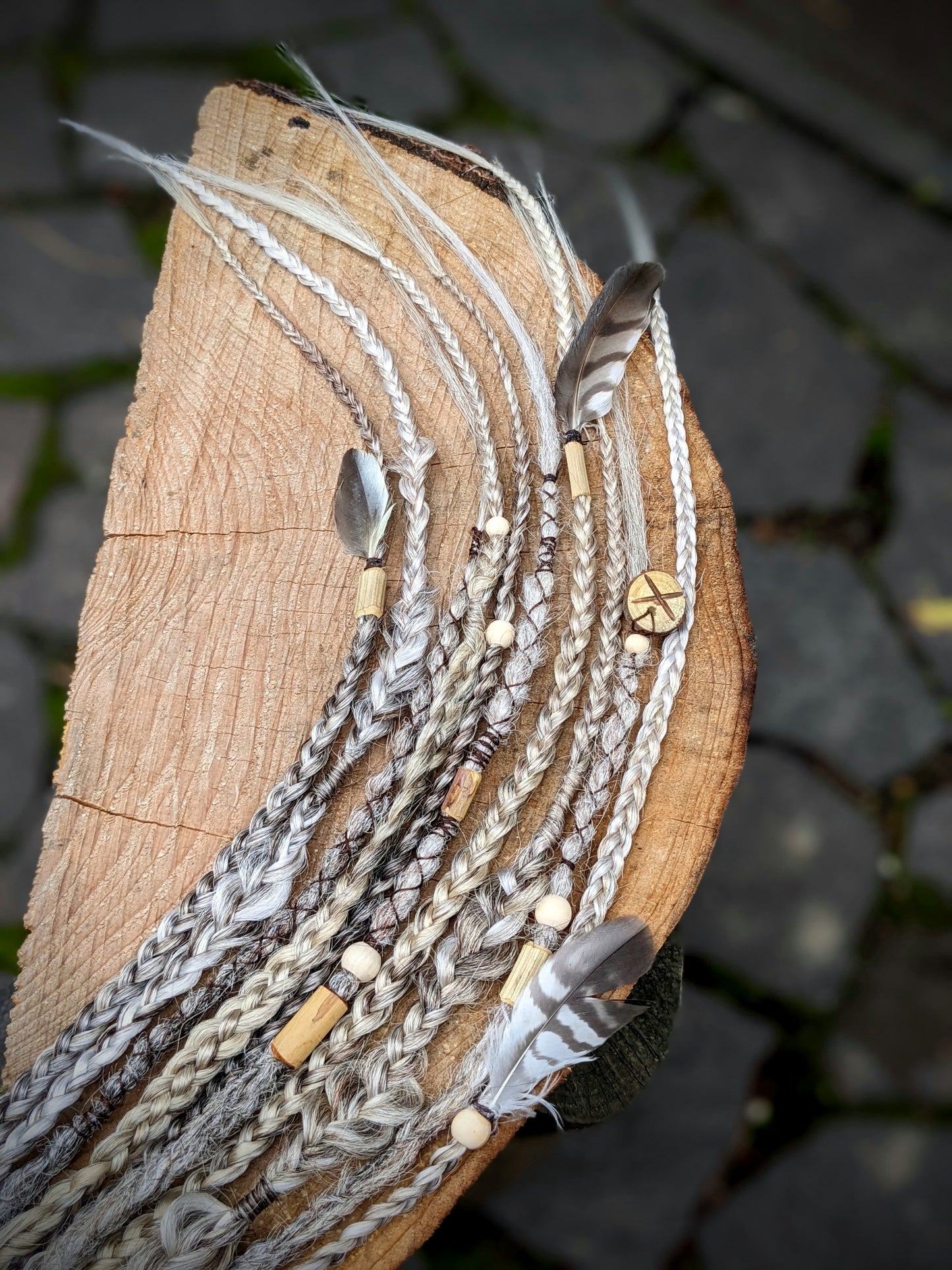 Braided dreadlock elastic band Gorthu