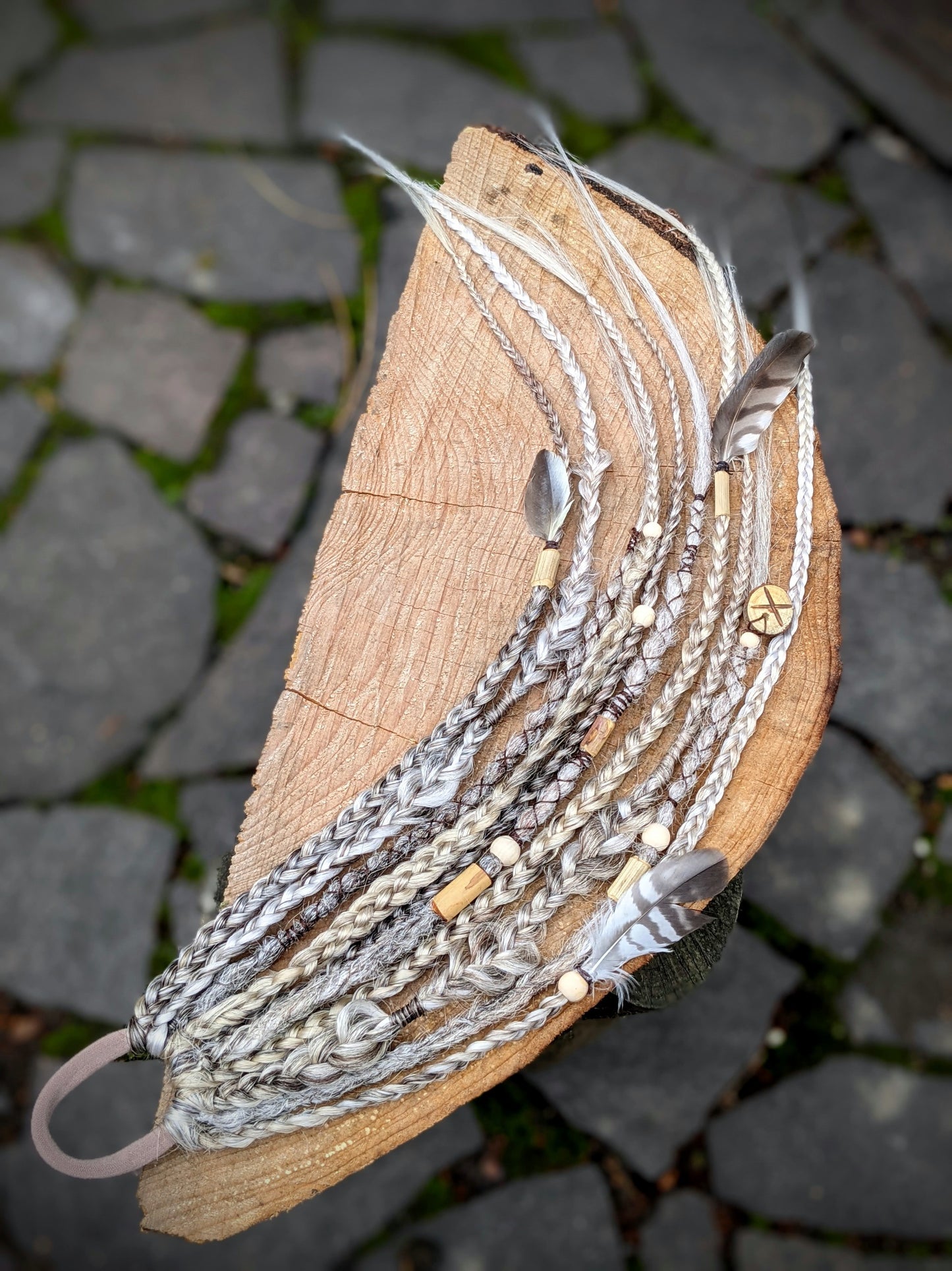 Braided dreadlock elastic band Gorthu