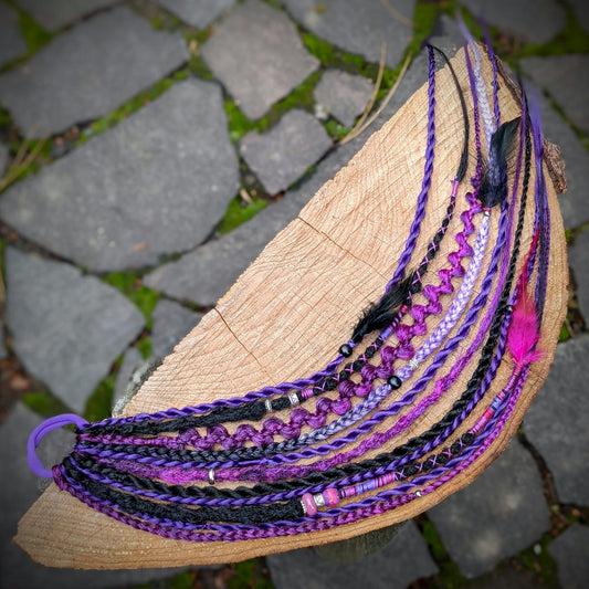 Braid dreadlock elastic band Alalmë