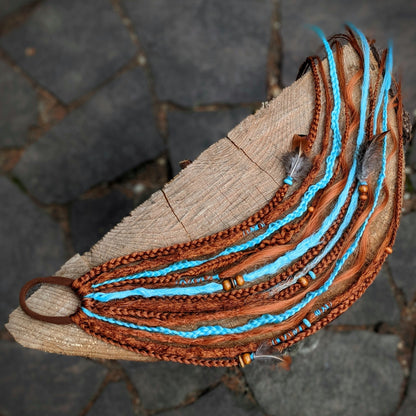 Braided dreadlock elastic band Urundil