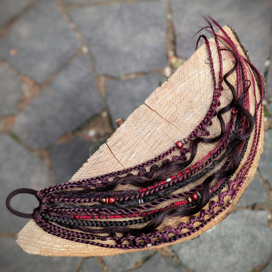 Braid dreadlock elastic Maat