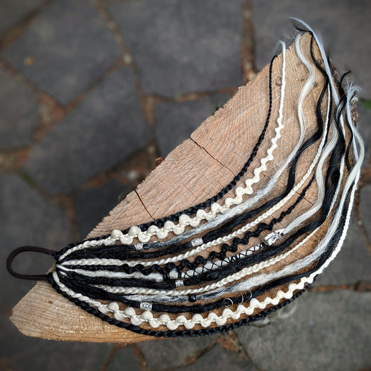 Braid dreadlock elastic band Kvasir