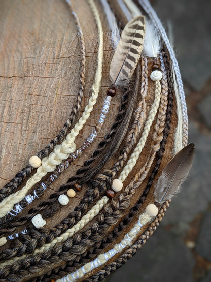 Braid dreadlock elastic band Dagur