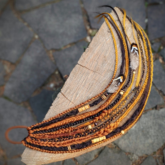 Braided dreadlock elastic band Eir