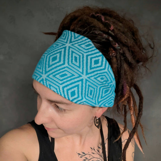 Cube scarf headband