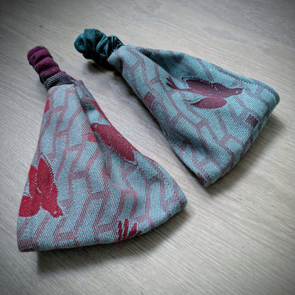 Birds scarf headband brick