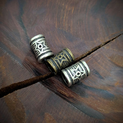Metal star beads