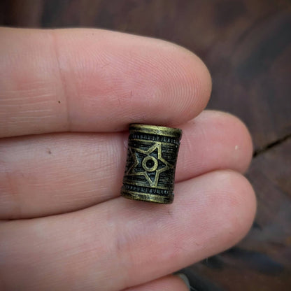 Metal star beads