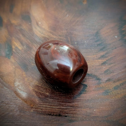 Brown agate beads