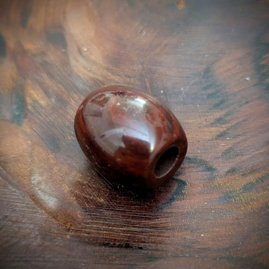 Brown agate beads