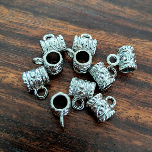 Metal dotted beads