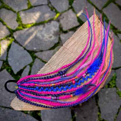 Allannia braid dreadlock elastic