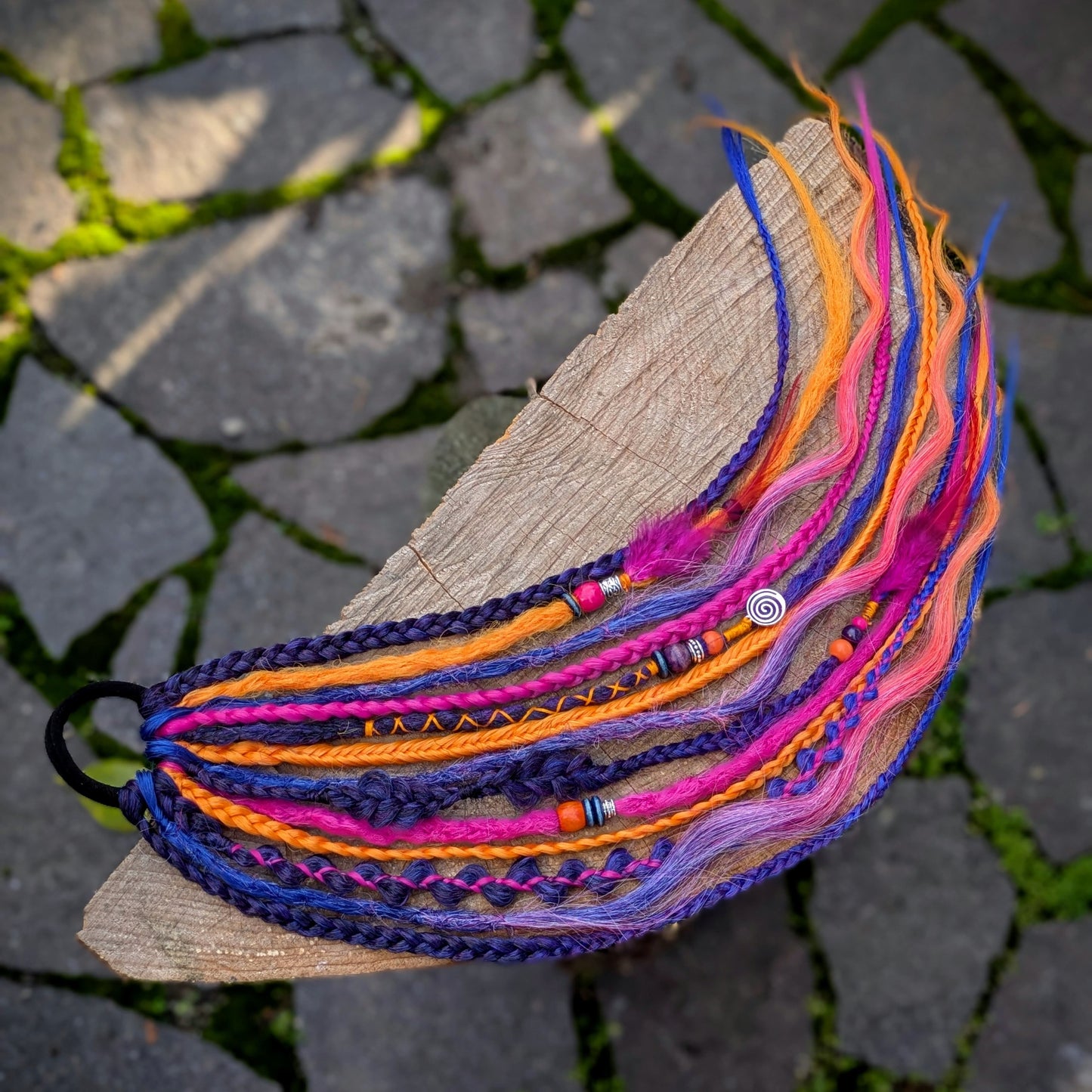 Allannia braid dreadlock elastic