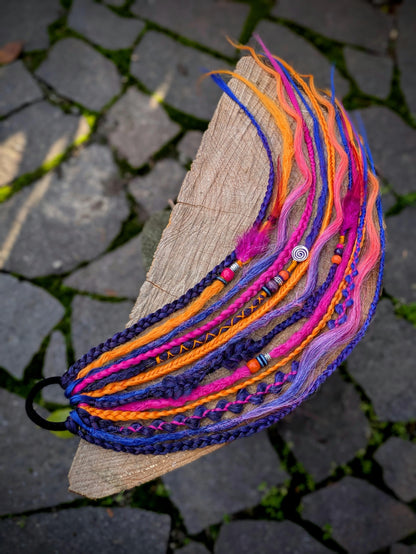 Allannia braid dreadlock elastic