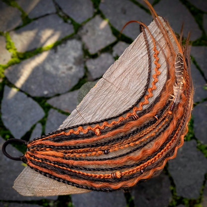 Allannia braid dreadlock elastic