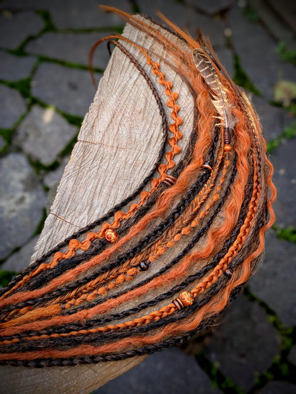 Allannia braid dreadlock elastic