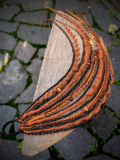 Allannia braid dreadlock elastic