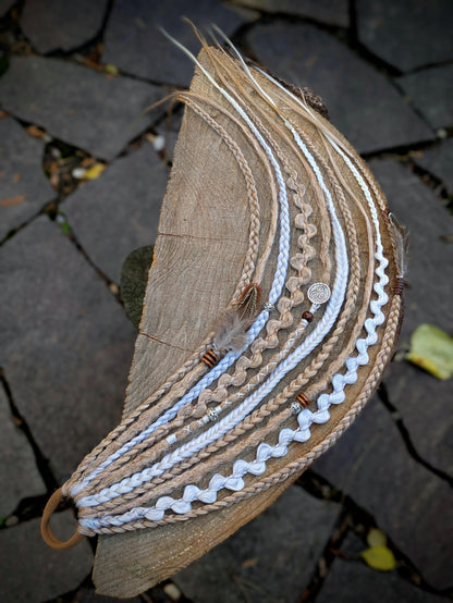 Allannia braid dreadlock elastic