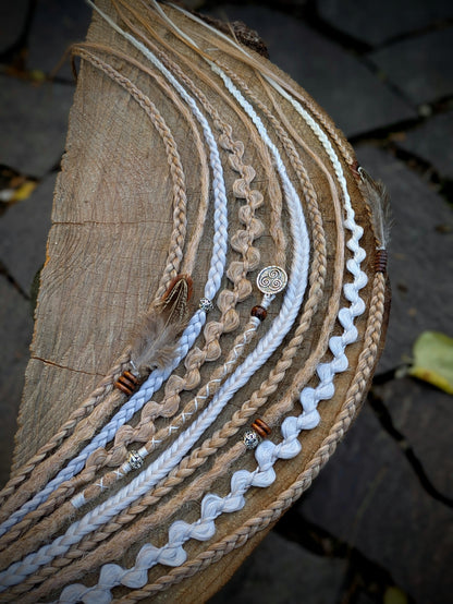 Allannia braid dreadlock elastic