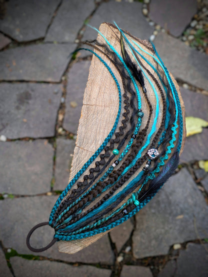 Allannia braid dreadlock elastic