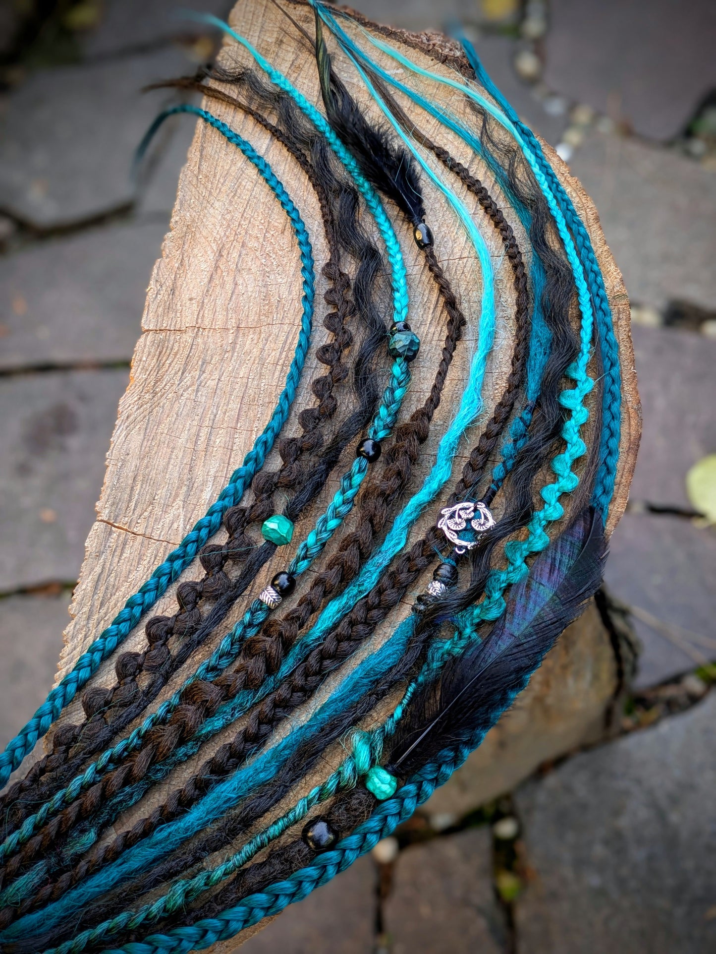 Allannia braid dreadlock elastic