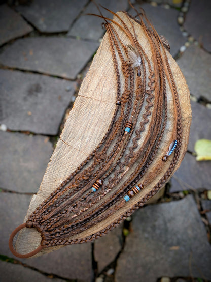 Allannia braid dreadlock elastic