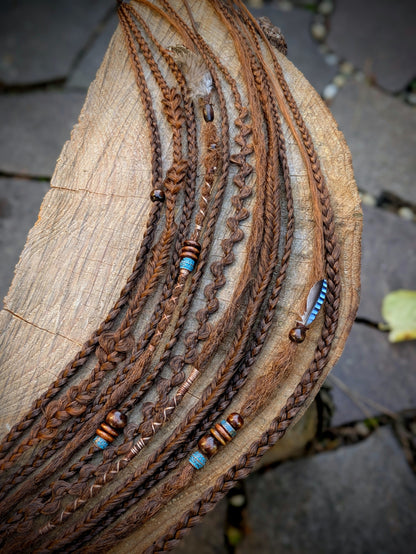 Allannia braid dreadlock elastic