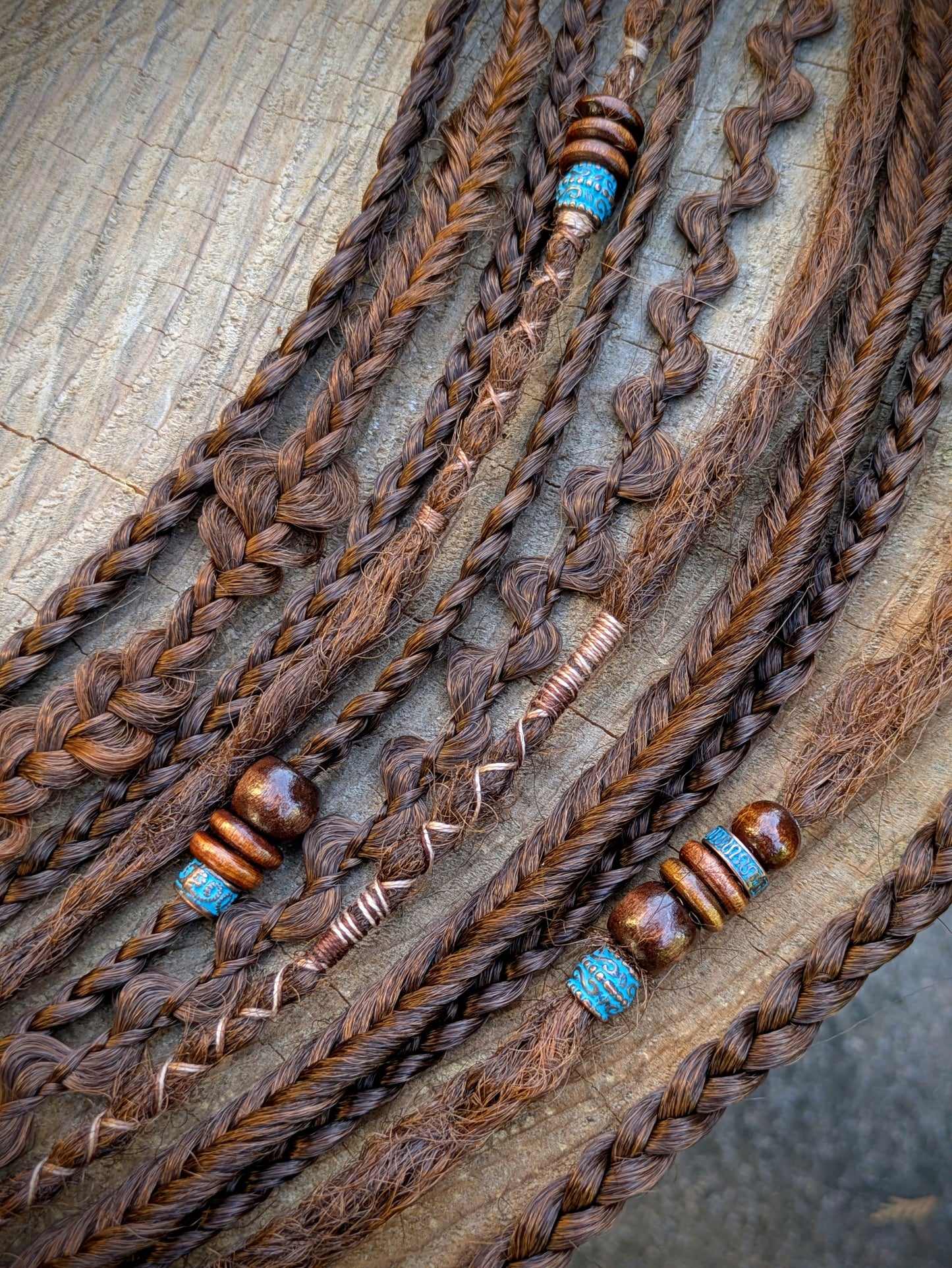 Allannia braid dreadlock elastic