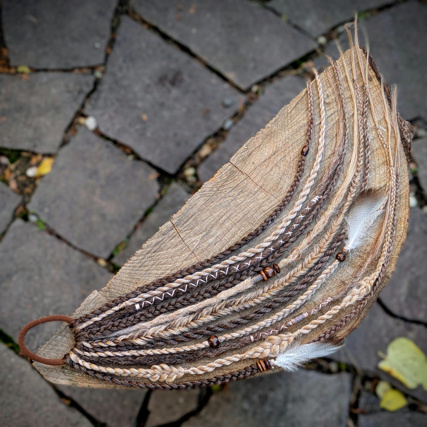 Allannia braid dreadlock elastic