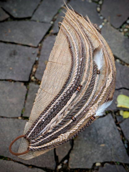 Allannia braid dreadlock elastic