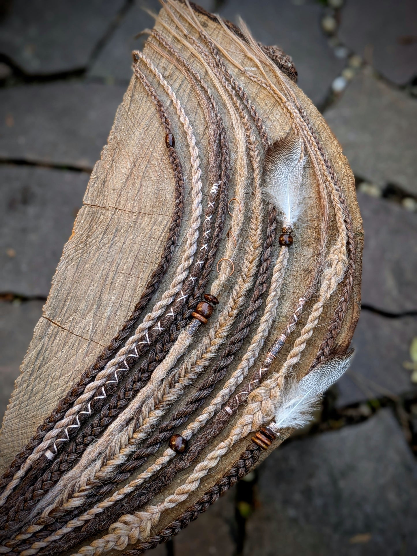 Allannia braid dreadlock elastic