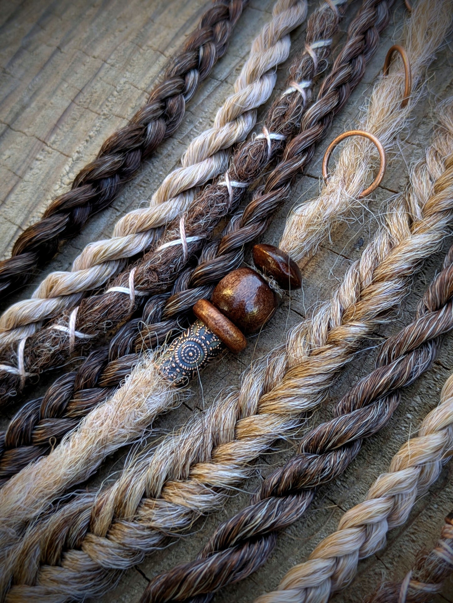 Allannia braid dreadlock elastic