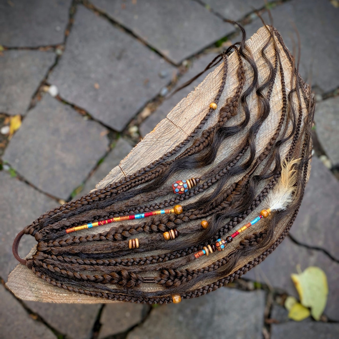 Allannia braid dreadlock elastic