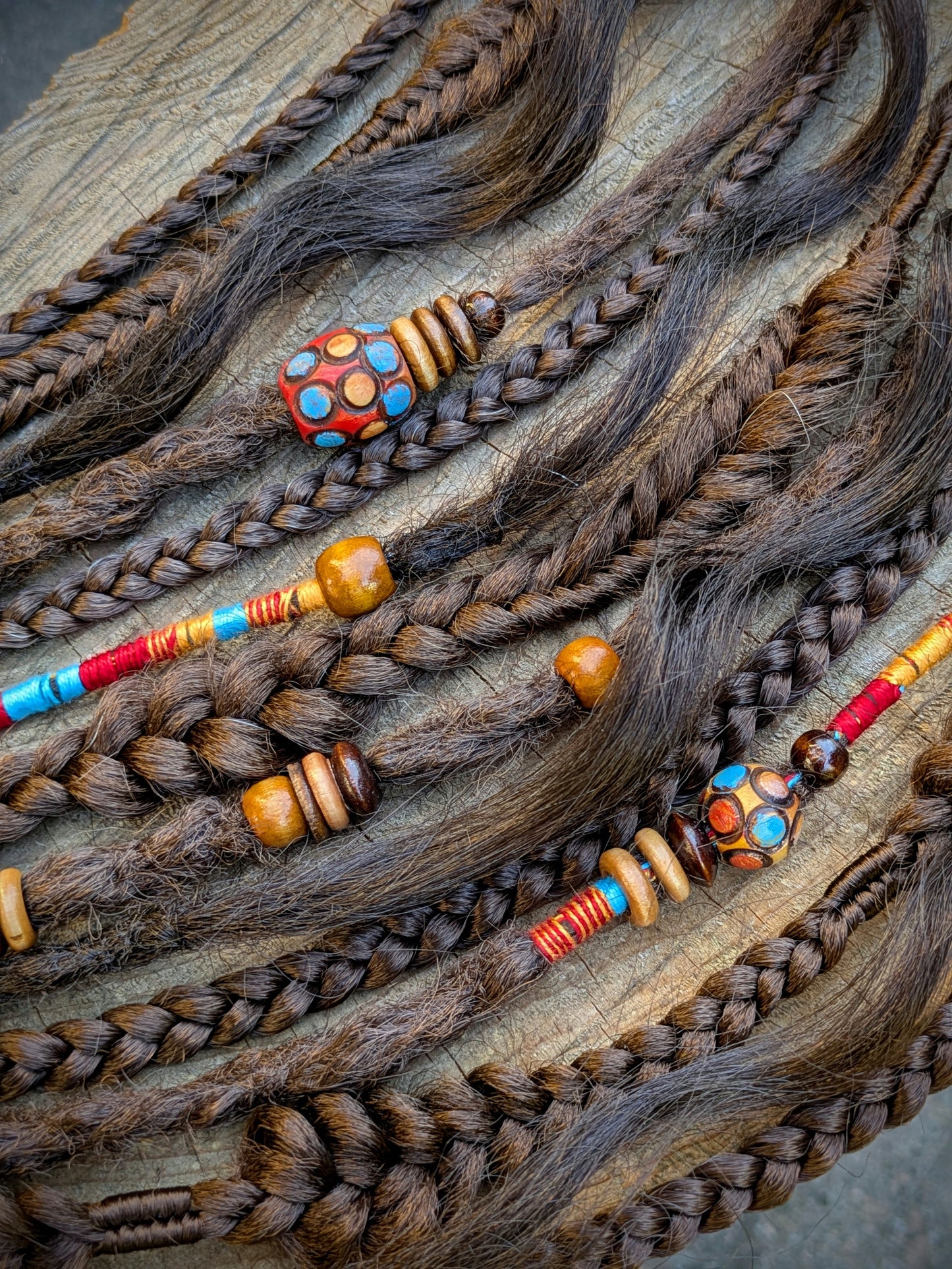Allannia braid dreadlock elastic