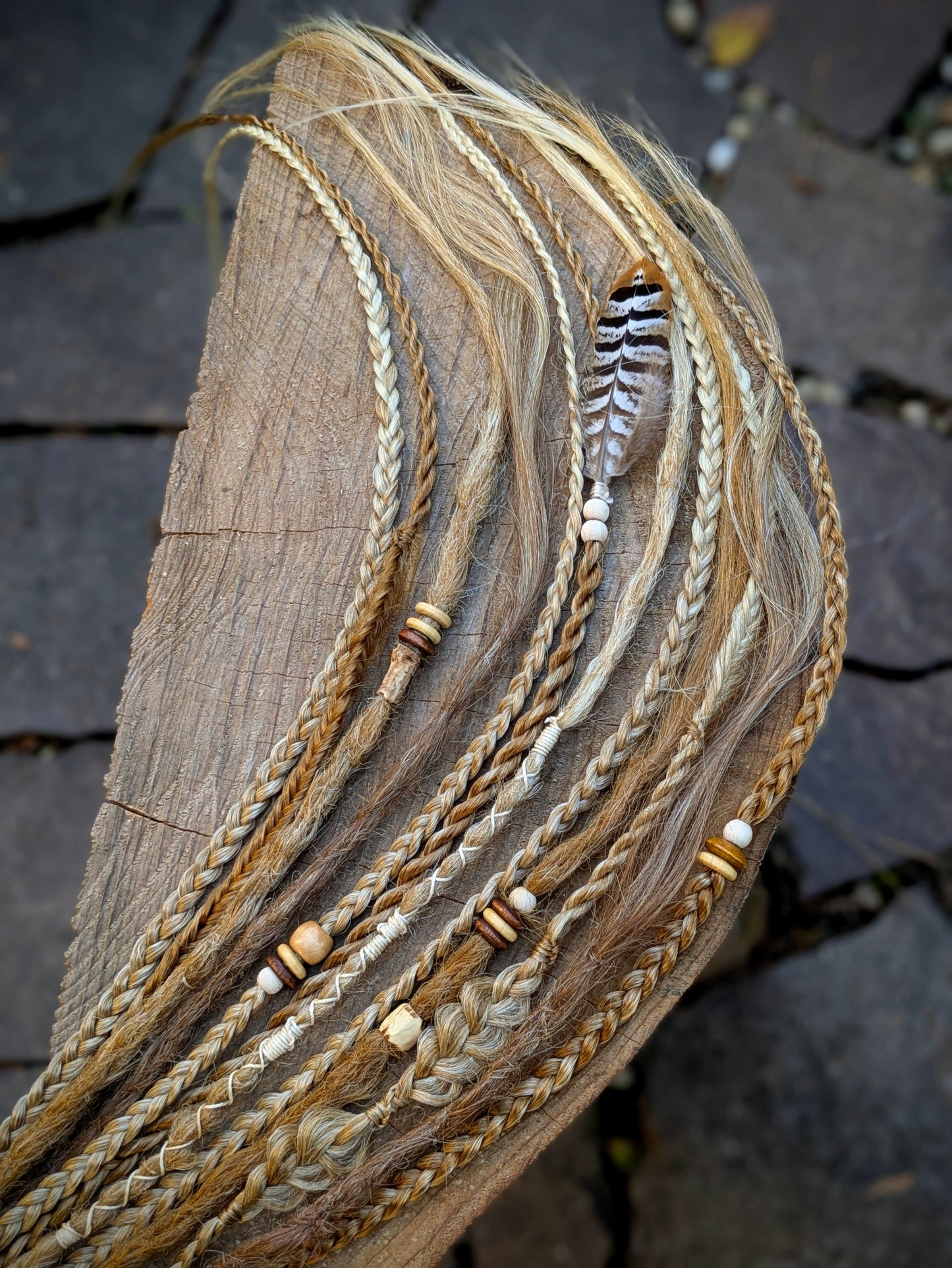 Allannia braid dreadlock elastic