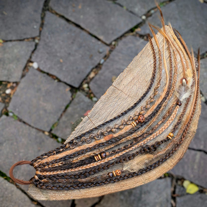 Allannia braid dreadlock elastic