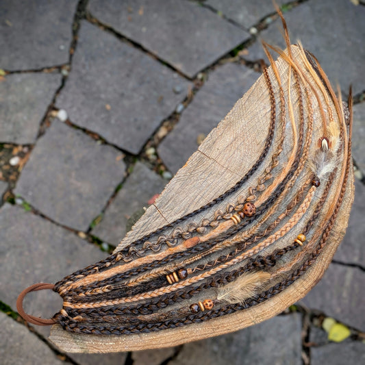 Allannia braid dreadlock elastic