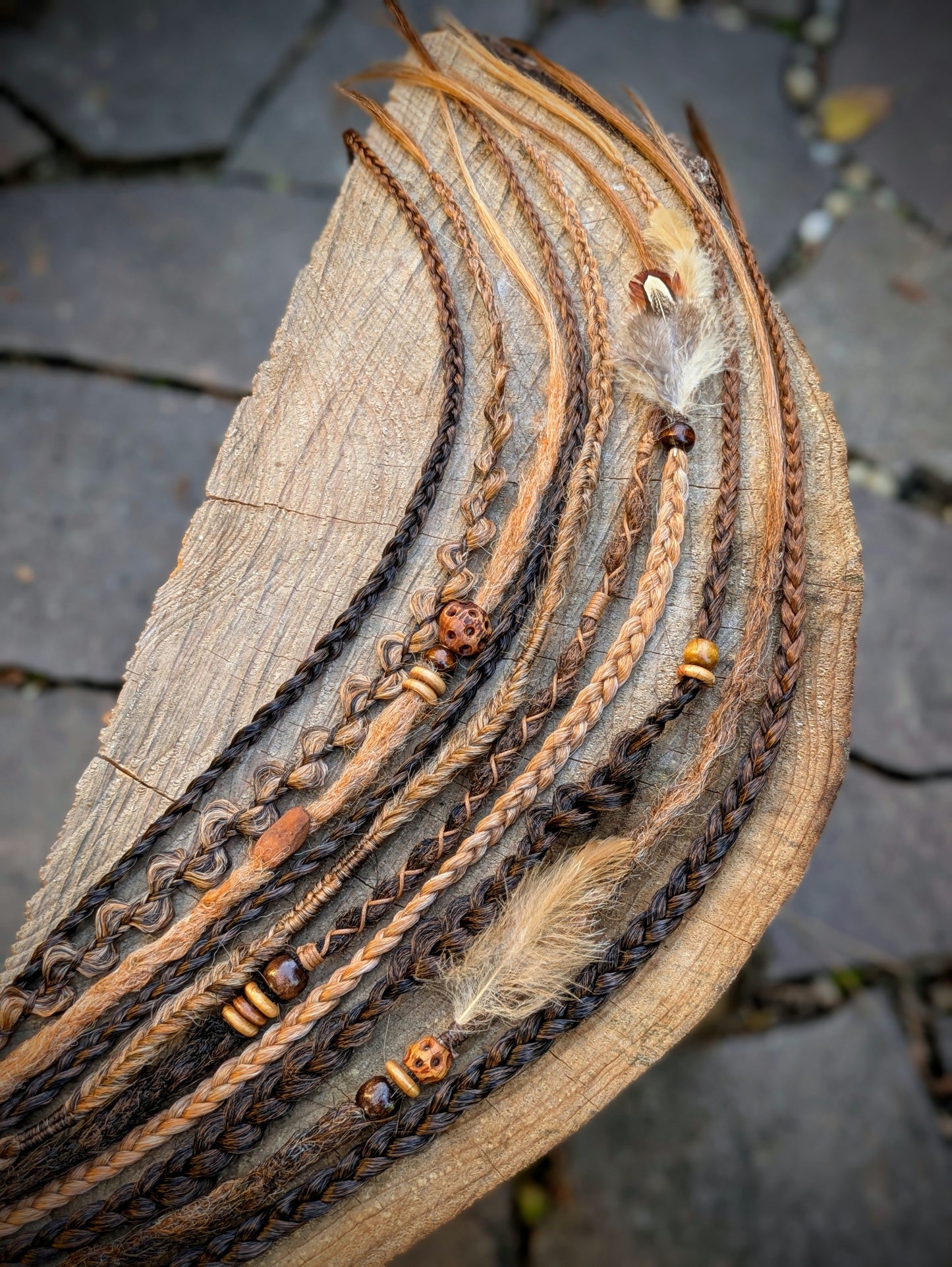 Allannia braid dreadlock elastic