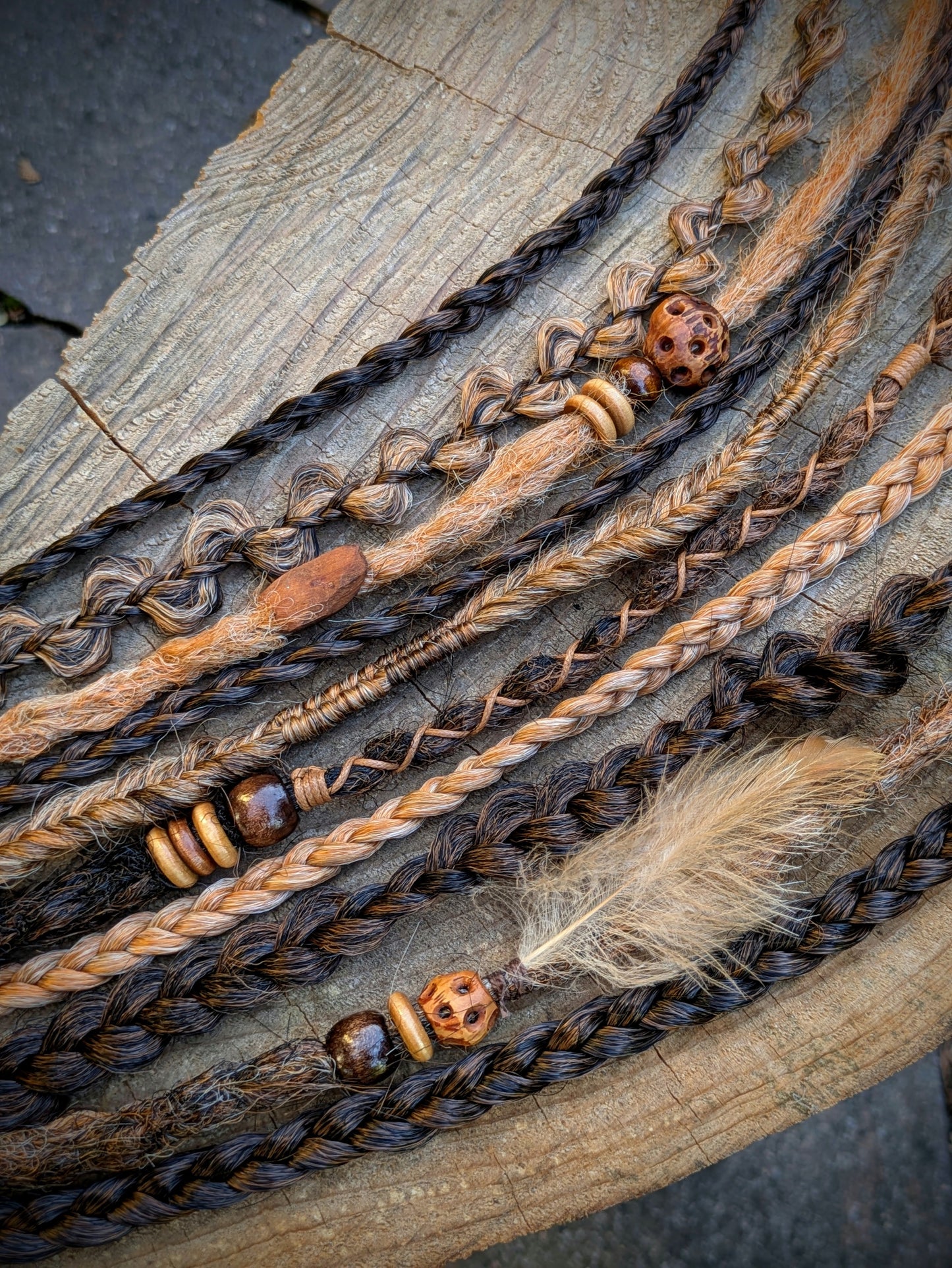 Allannia braid dreadlock elastic