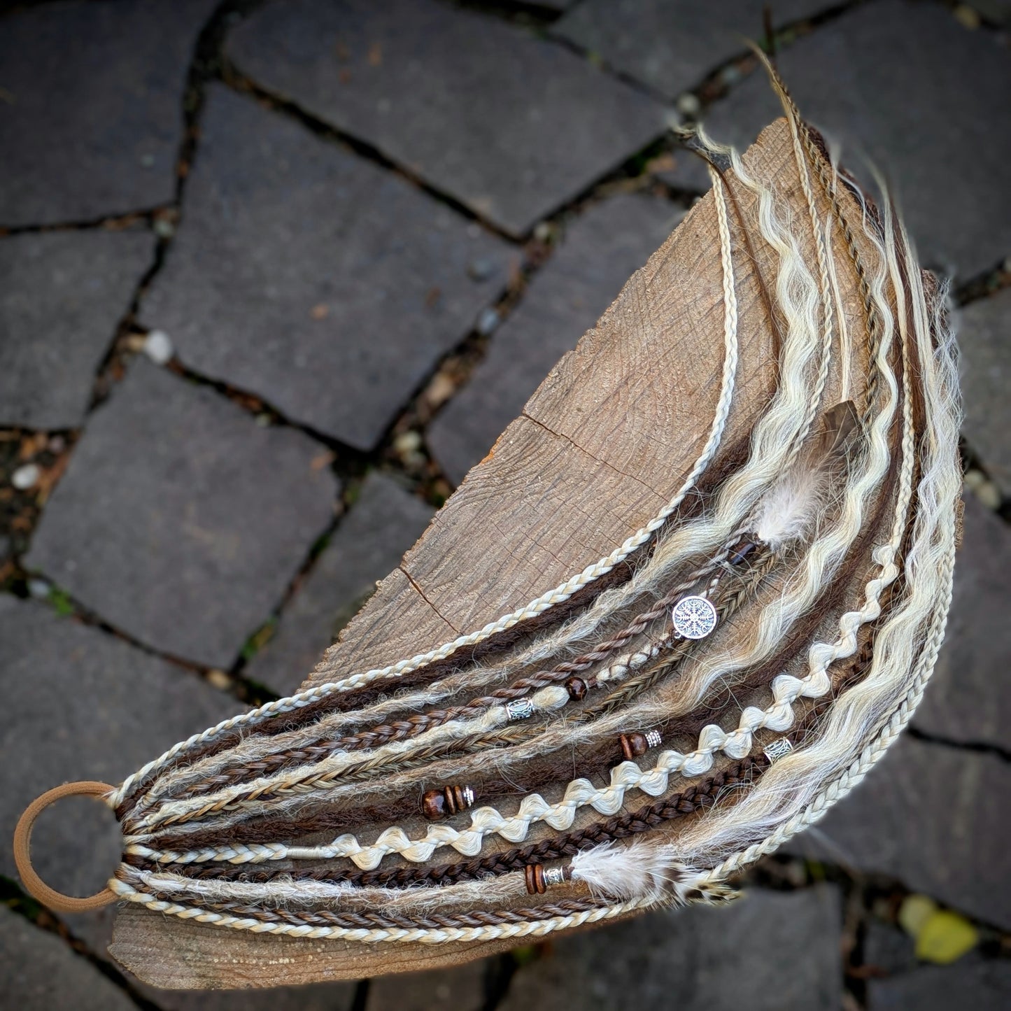 Allannia braid dreadlock elastic