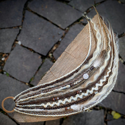 Allannia braid dreadlock elastic