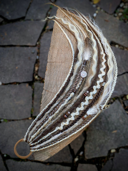 Allannia braid dreadlock elastic