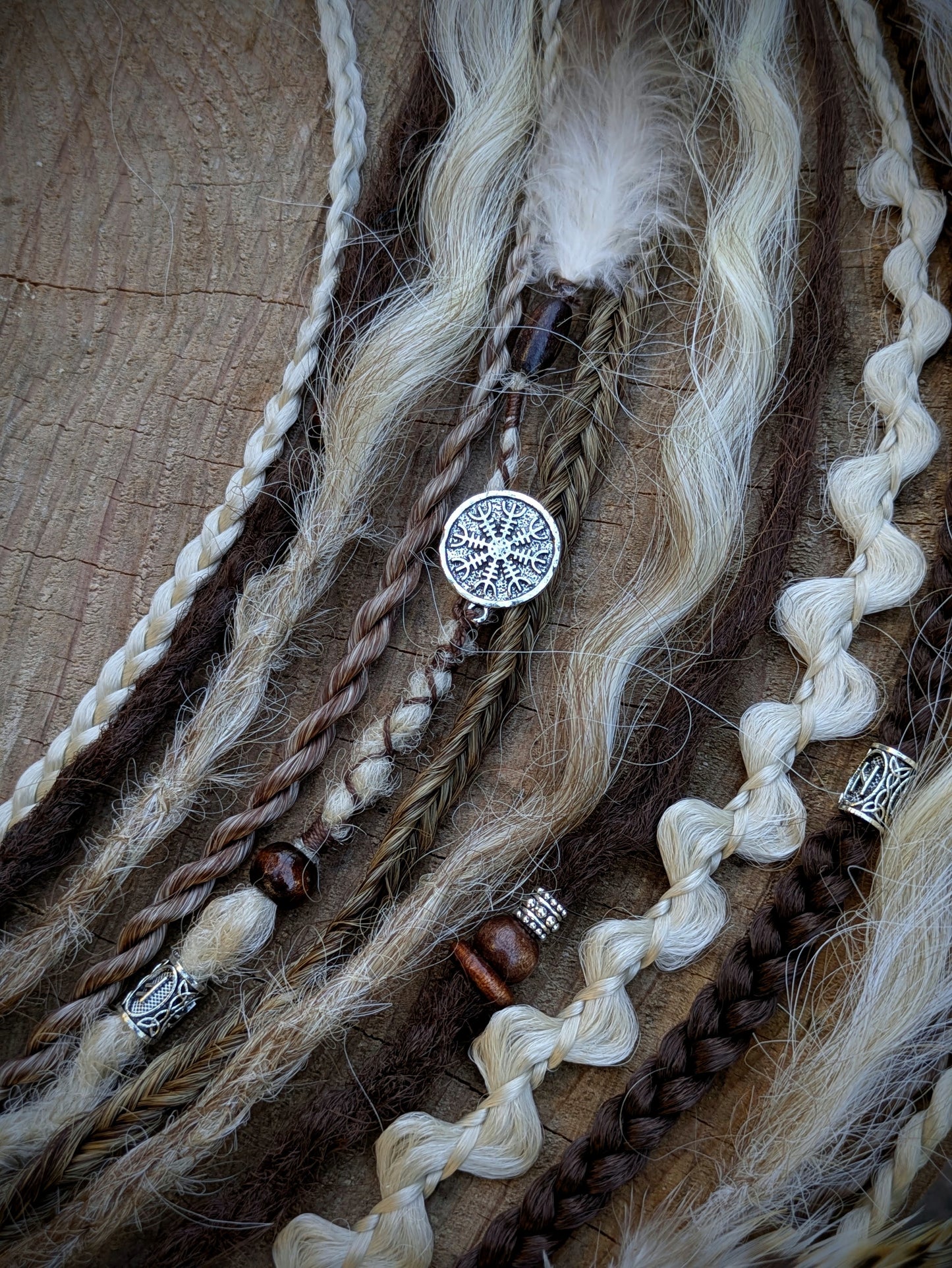 Allannia braid dreadlock elastic