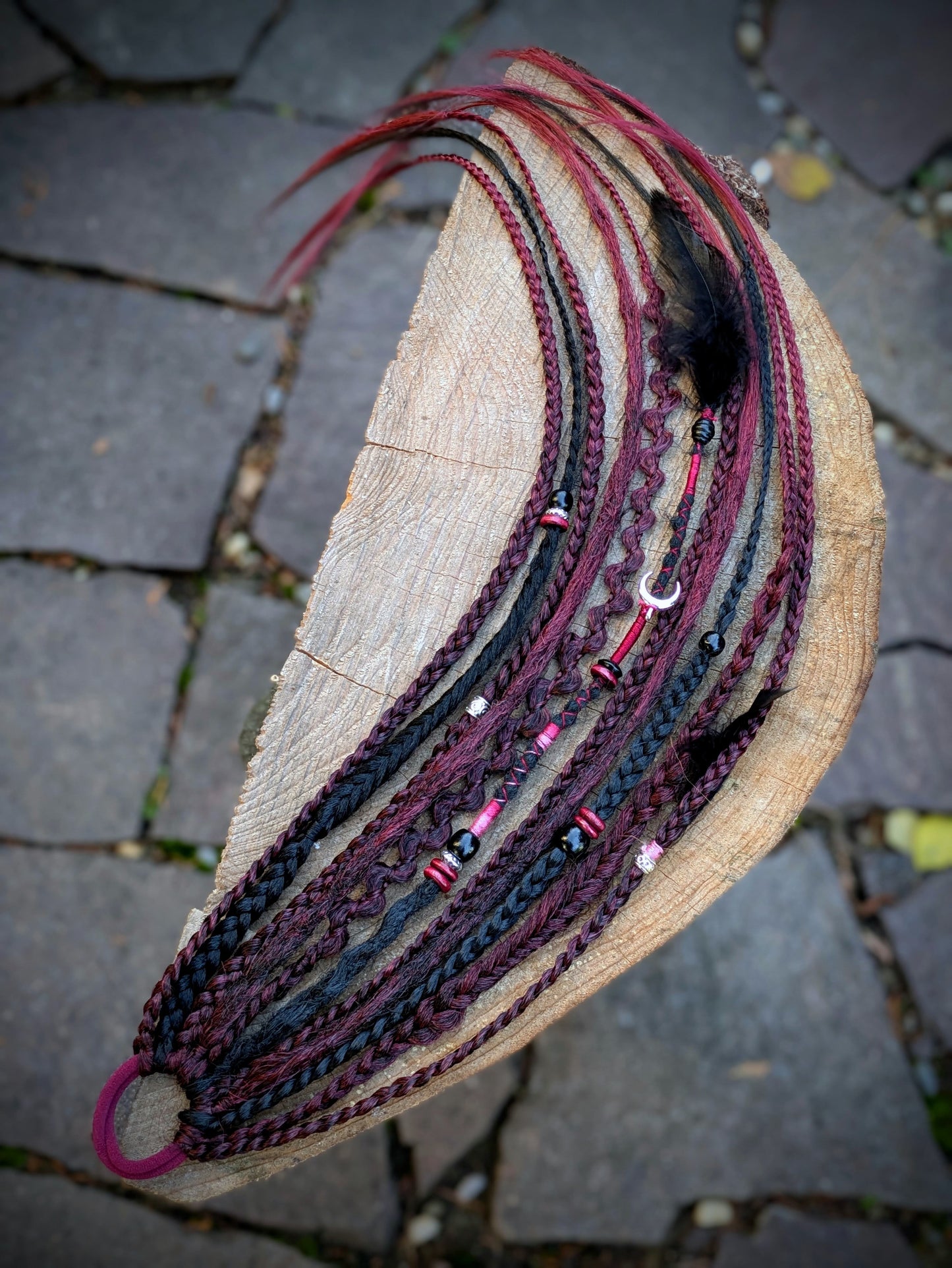 Allannia braid dreadlock elastic