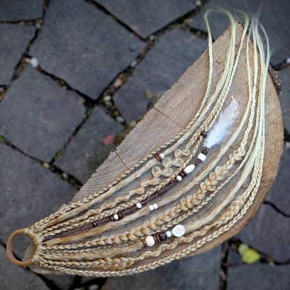 Allannia braid dreadlock elastic