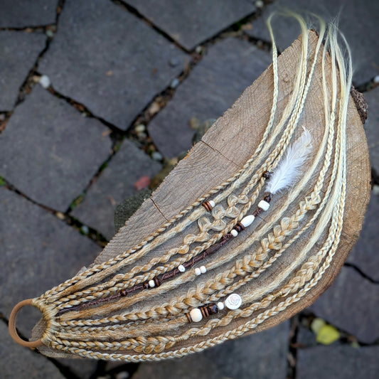 Allannia braid dreadlock elastic