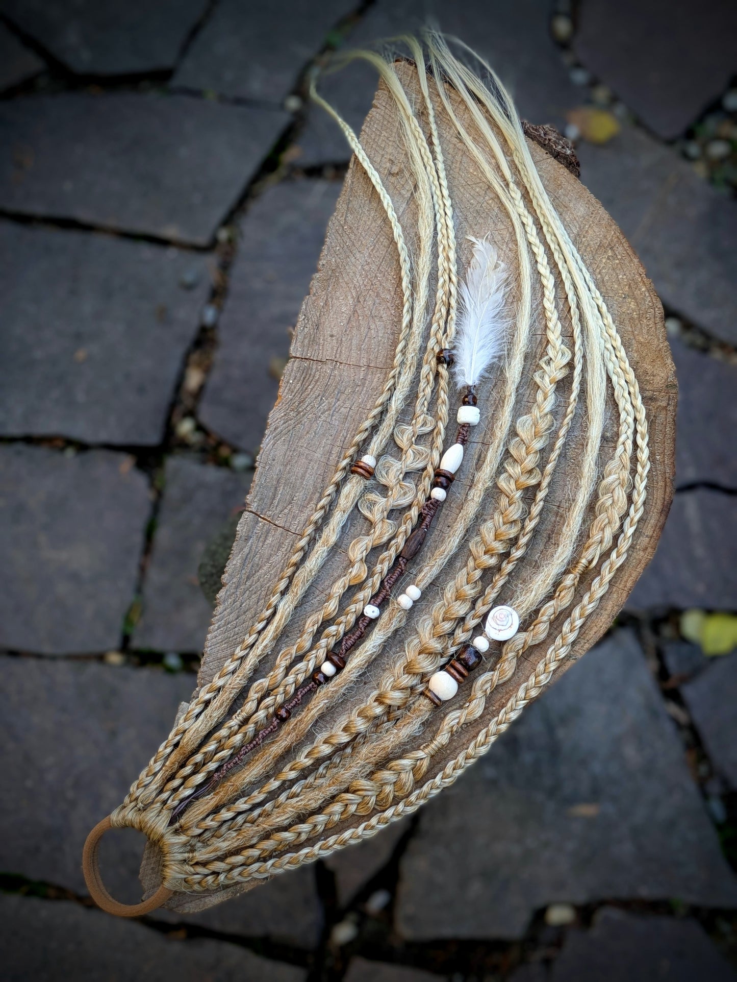 Allannia braid dreadlock elastic