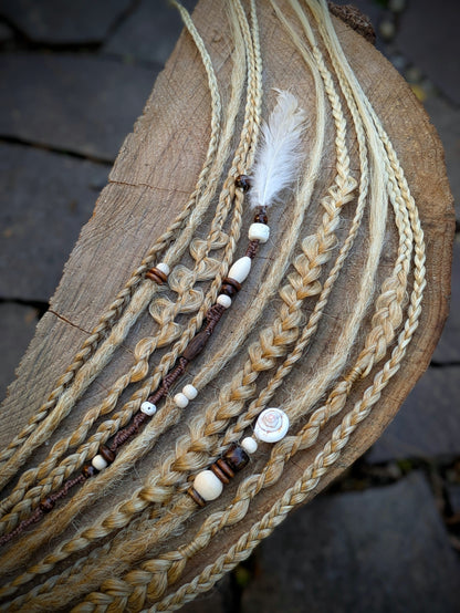 Allannia braid dreadlock elastic